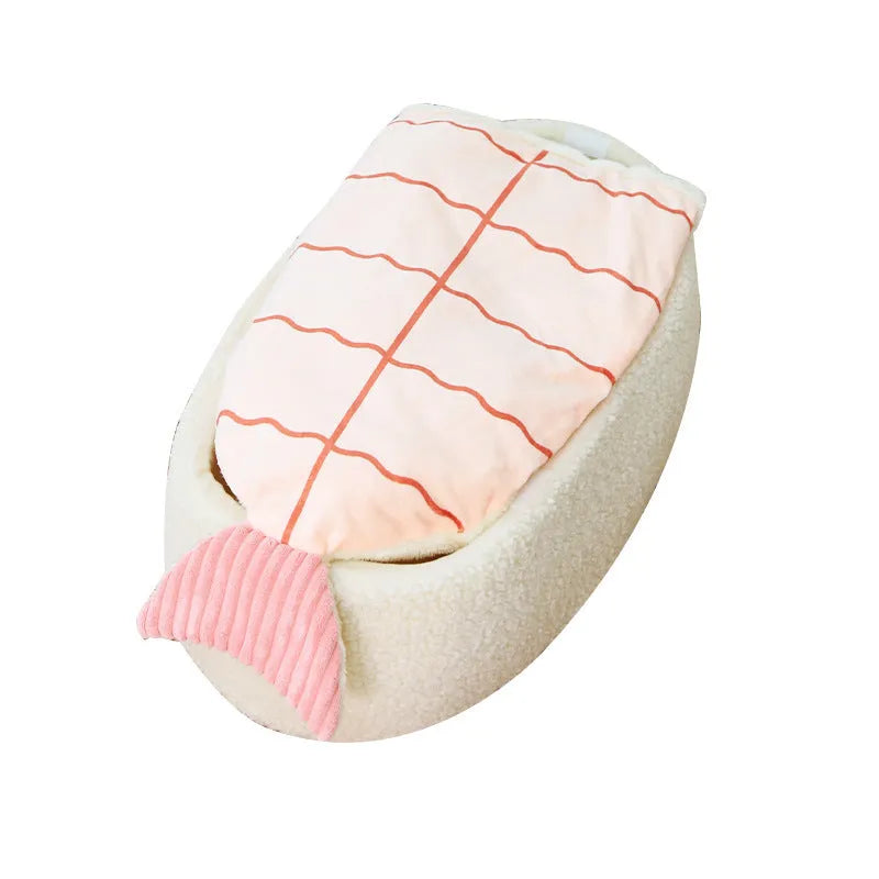 New pet nest warm sushi modeling dog mattress removable autumn winter kennel universal large small