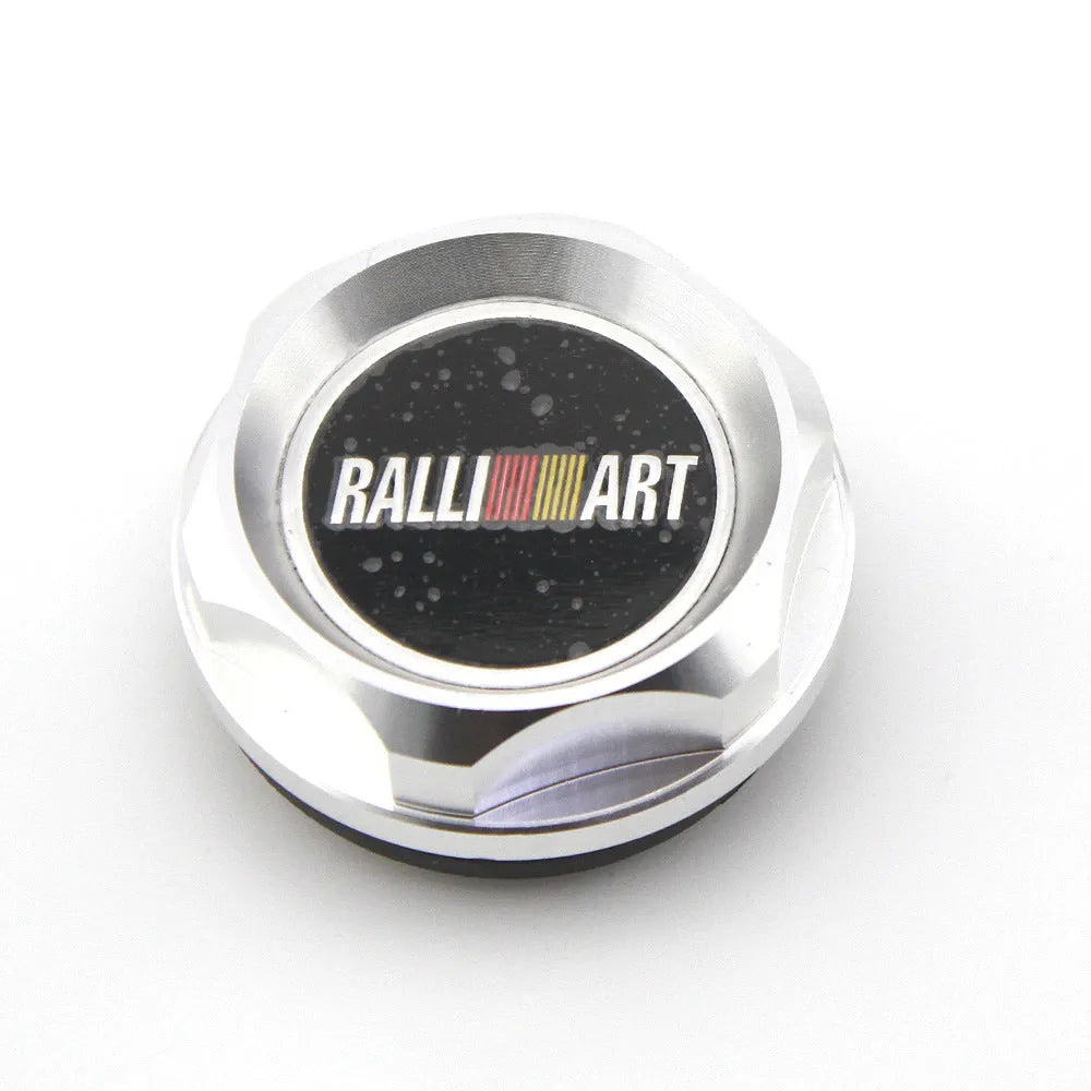 Aluminium alloy oil filter cap for Mitsubishi car modification in six colour options.