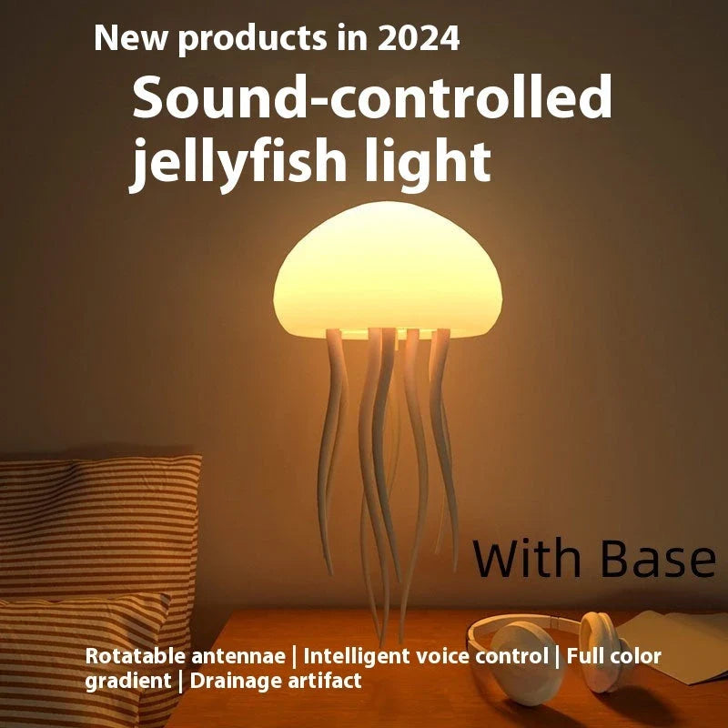 Jellyfish Mood Lamp with Mesmerizing Color-Changing Lights and Swaying Tentacles