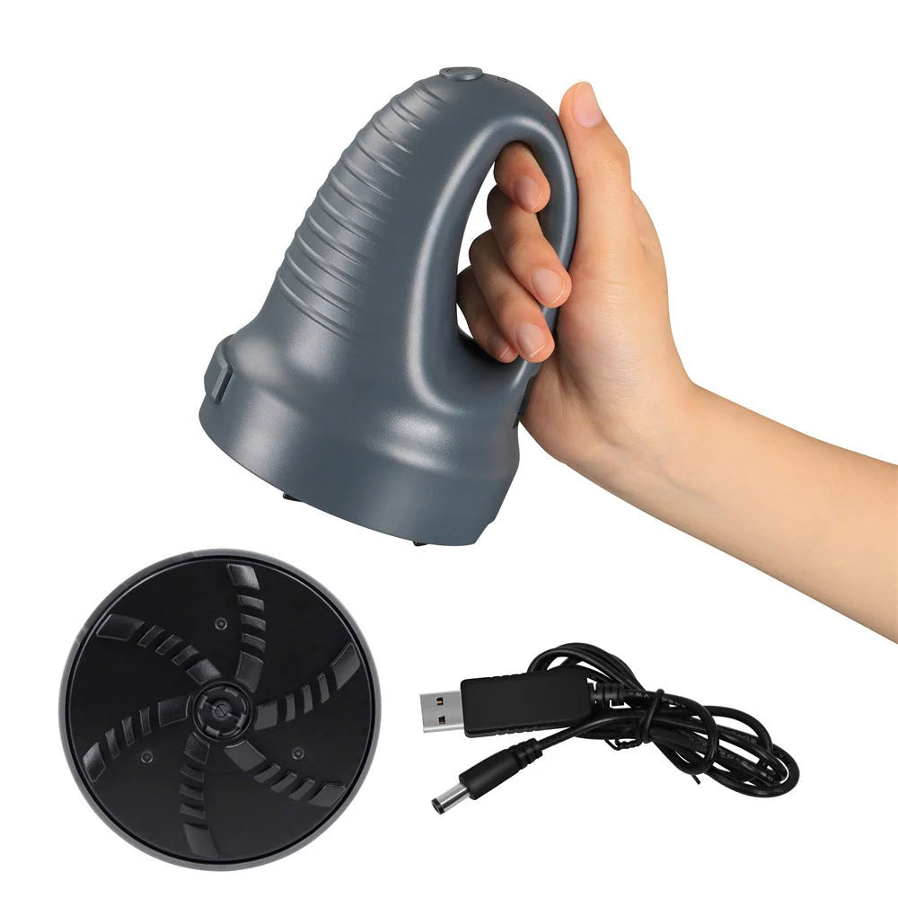 Electric snow scraper with USB charger for quick ice removal