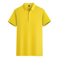 Mercerised cotton polo embroidered summer T-shirt in short sleeve with slit hem, available in multiple colours