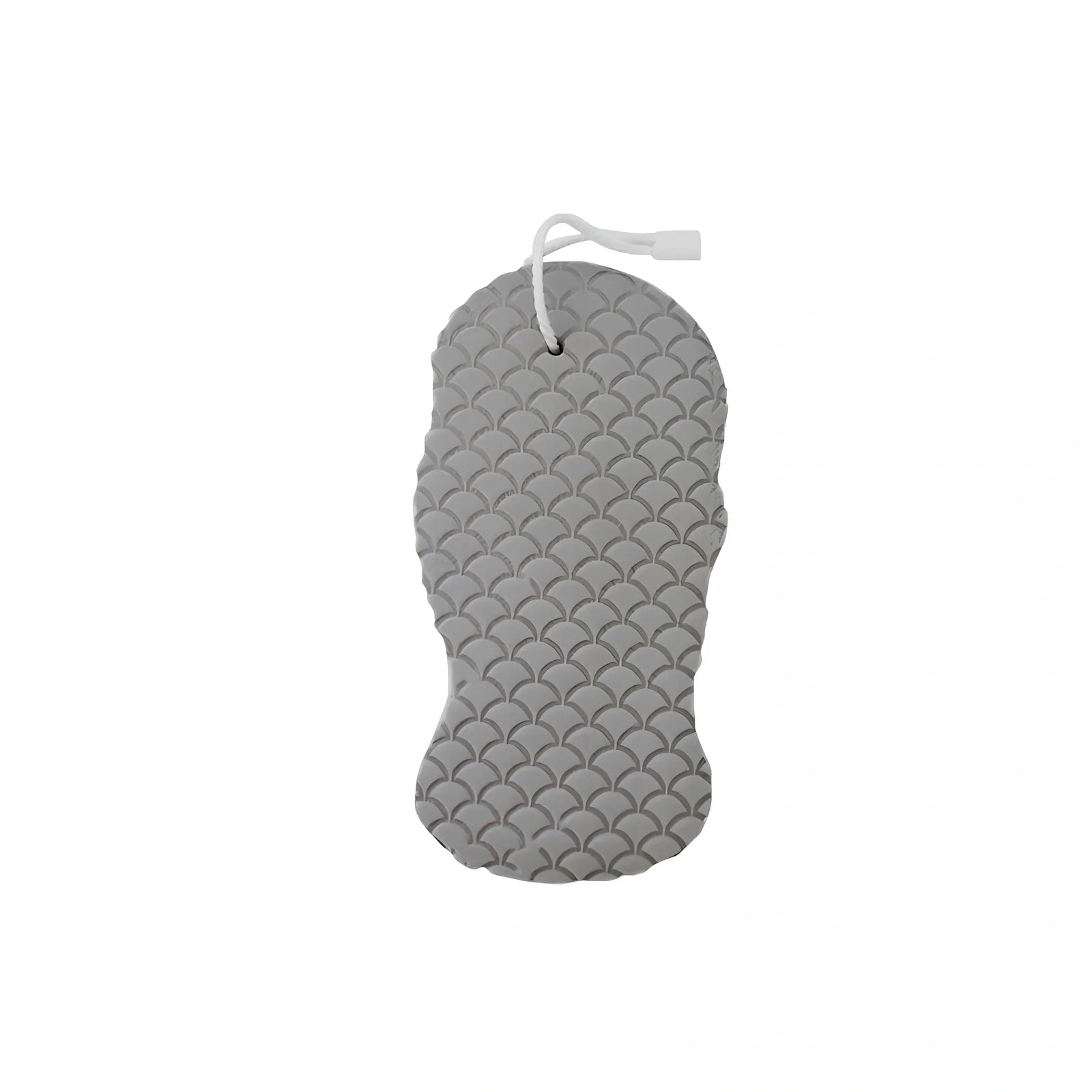 3D fish scale pattern bath sponge for gentle exfoliation and dead skin removal