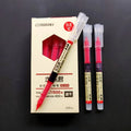 Dianshi rollerball straight liquid quick-drying gel pen with 0.5mm fine tip, ergonomic handle, assorted colours in 12-pack