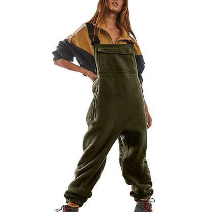 Women's polar fleece workwear jumpsuit in various colours and sizes