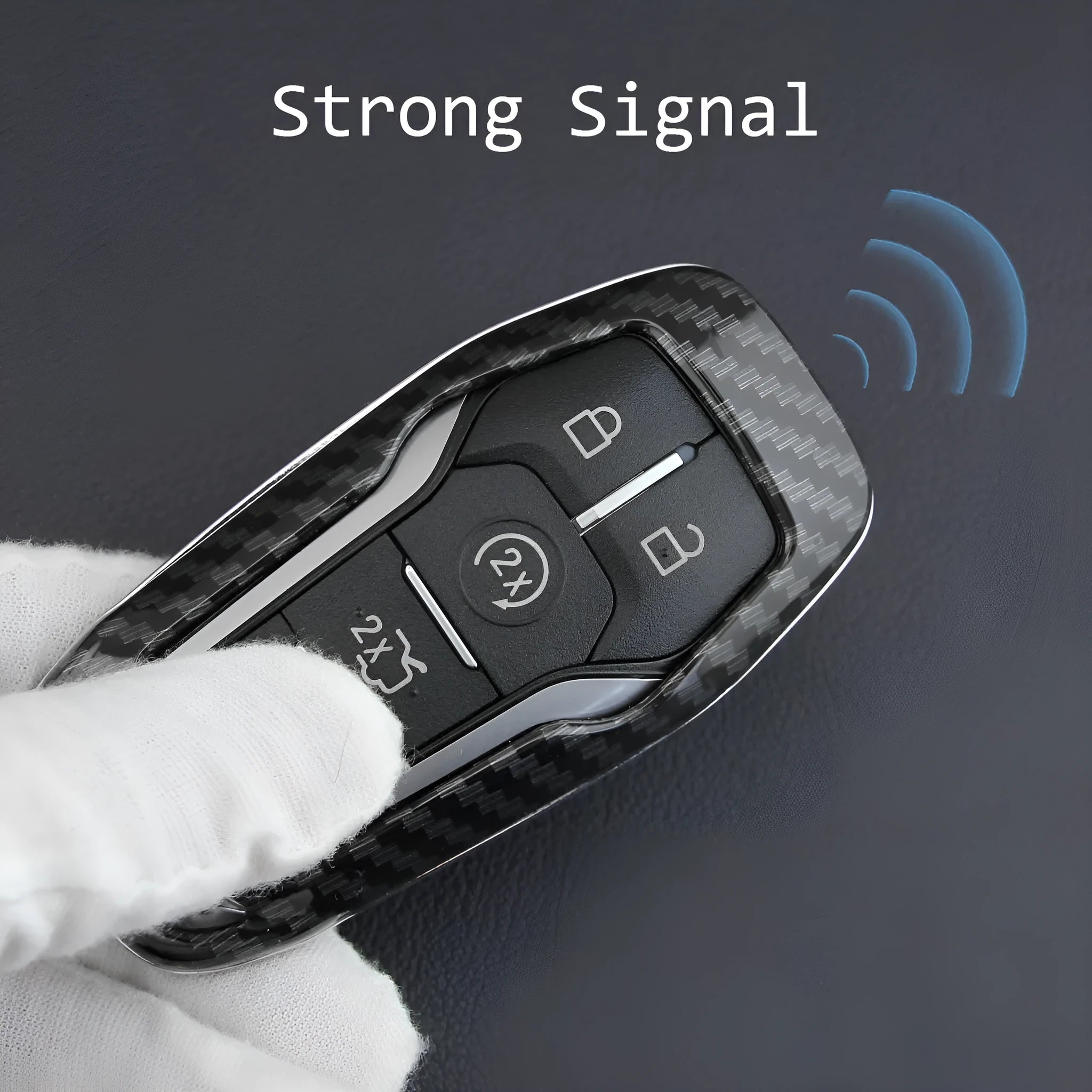 Plastic car key remote protective shell shown in single shell and buckled styles.