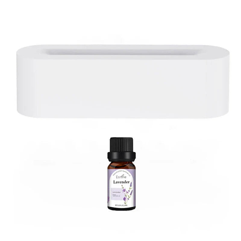 Ultrasonic aroma diffuser with realistic flame-like light display, perfect for creating a soothing, relaxing atmosphere in any room.