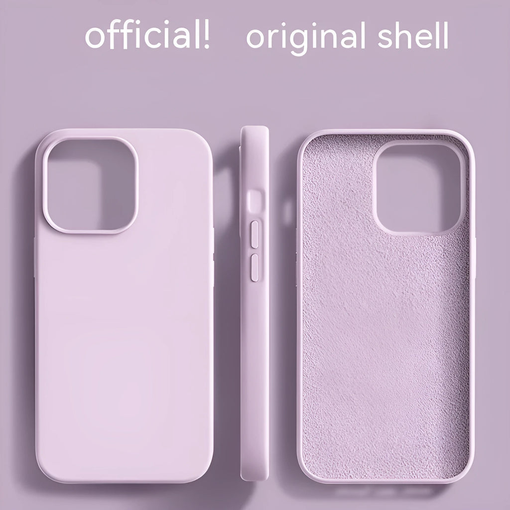Liquid silicone frosted phone case for iPhone 11-14 – Sunflower colour with anti-fingerprint surface