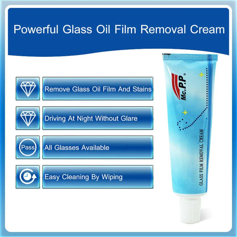 Home Fashion Car Glass Oil Film Remover with sponge for easy application