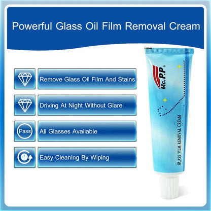 Home Fashion Car Glass Oil Film Remover with sponge for easy application