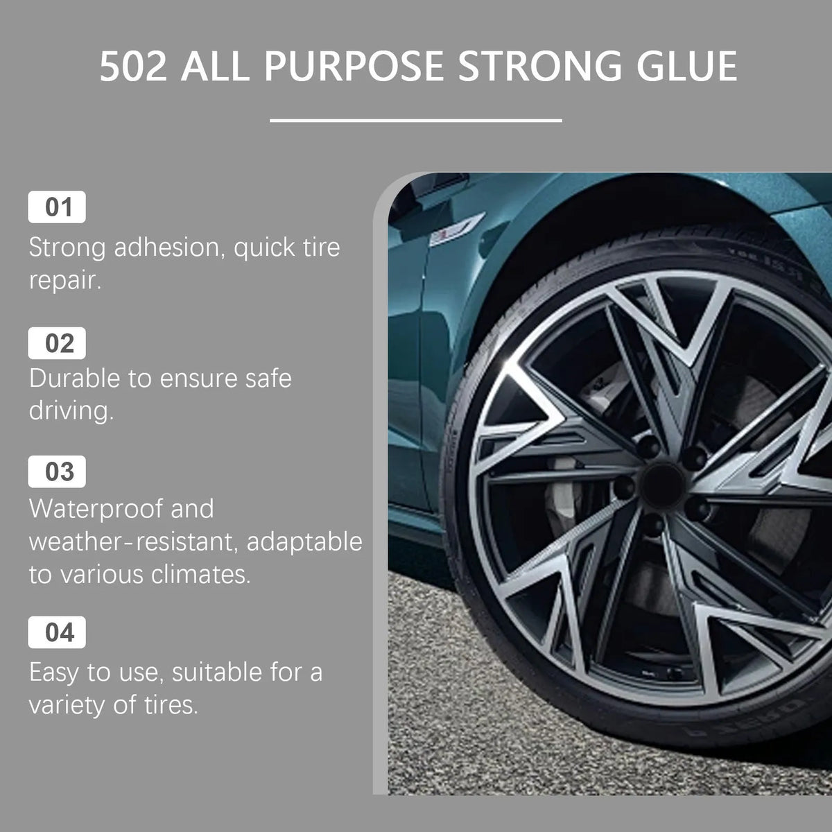 Car tyre repair glue 15ml crack maintenance sealant tube