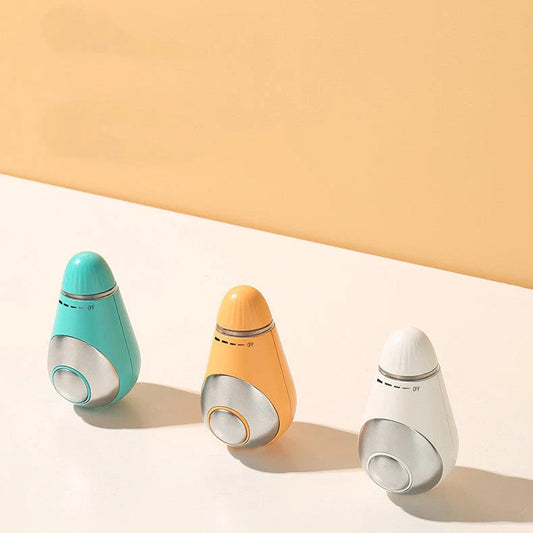 Spring Sleep Aid M002 handheld device for insomnia relief in white, orange, and blue