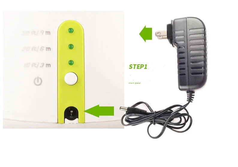 Dog playing with Automatic Interactive Ball Launcher, adjustable distance settings