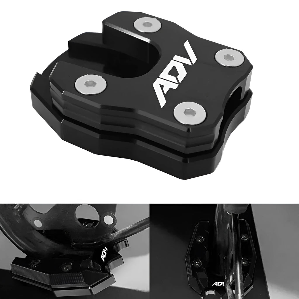 Motorcycle refitted side support enlarged seat footrest in CNC aluminium alloy for Honda ADV150