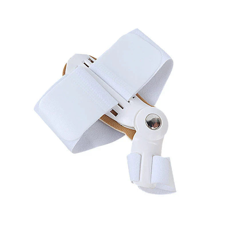 Hallux Valgus Corrector Plastic Toe Sleeves with adjustable straps for bunion relief and toe alignment