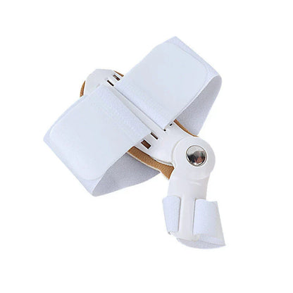 Hallux Valgus Corrector Plastic Toe Sleeves with adjustable straps for bunion relief and toe alignment