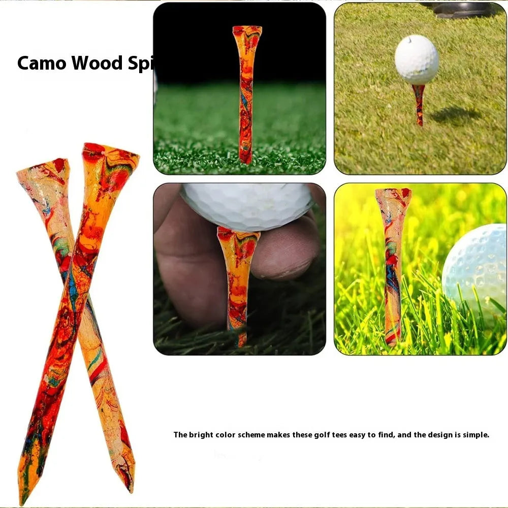 Colourful 70mm golf ball holders set of 50 pieces for training practice
