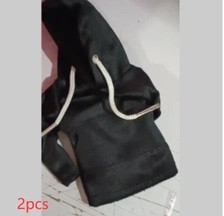 Universal gear knob cover hoodie in pure cotton for car interior personalisation