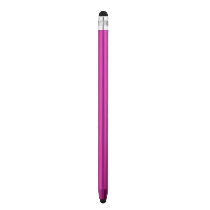 WK128 metal capacitive stylus pen in multiple colours with dual silicone tips for touchscreen drawing
