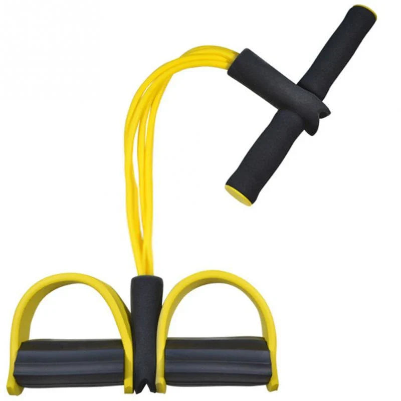 Natural Latex Resistance Trainer with handles for full-body workouts