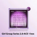 Reusable false eyelash stickers with 48 artificial fibre clusters including glue and tweezers