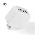 PD20W mobile phone charger in white with USB port on front
