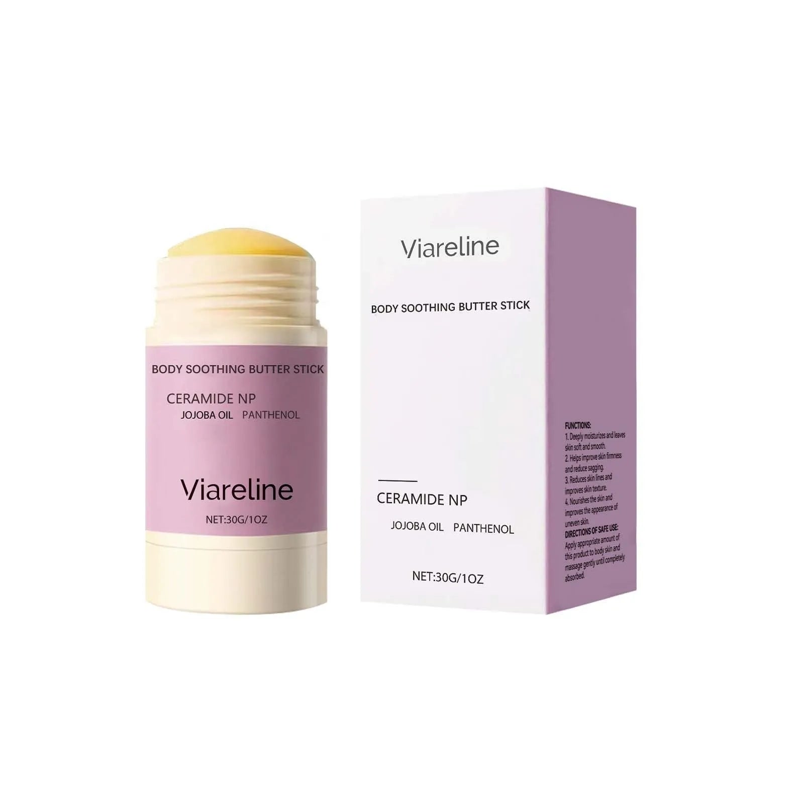 30g anti-wrinkle firming body soothing stick with ceramide NP and botanical oils