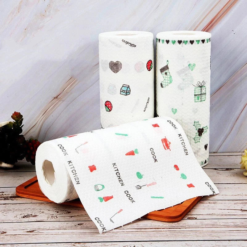 Disposable Non-Woven Rag in various colors for effective cleaning