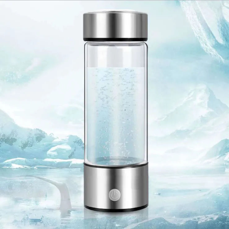 Upgraded Health Smart Hydrogen Water Cup with 420ml capacity and titanium electrode