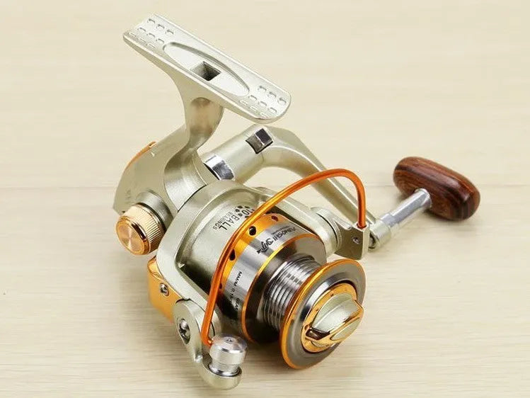 Mini fishing reel 160g 10 ball bearings 5.2:1 gear ratio palm size for rock rods and rafts