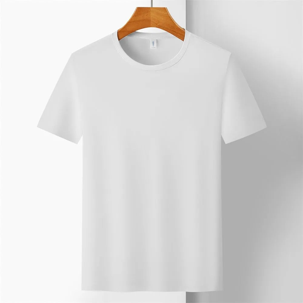 Ice silk quick-drying t-shirt in slim fit with antibacterial and UV protection features