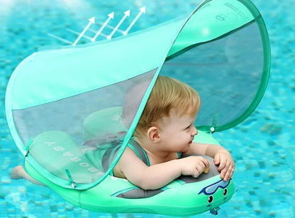 TPU Baby Swimming Ring Floats in various colors, showcasing adjustable buckles and soft fabric for safe, comfortable swimming.