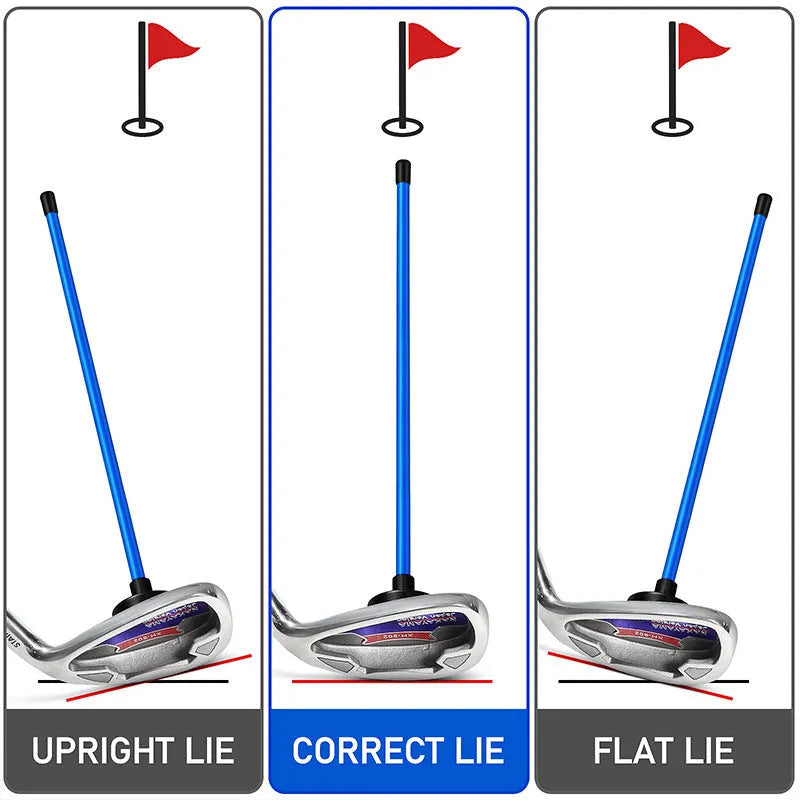 Red aluminium alloy golf swing trainer with magnetic direction baseball bar for alignment practice