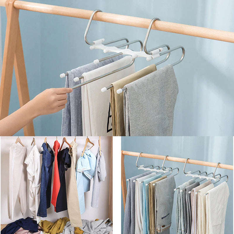 Shopfluxpro NZ Versatile 5-in-1 Clothing Rack - The Kiwi's Choice for Neat Wardrobe