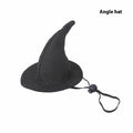 Cloth Halloween hat for cats with embossed pumpkin smiling face design