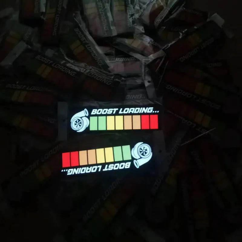 Dynamic illumination window sticker with 0.5mm EL thickness showing foundation make-up white glow