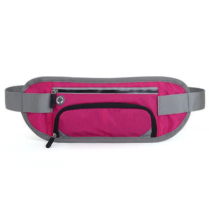 Multifunctional running waist bag sports belt in various colours, adjustable and waterproof