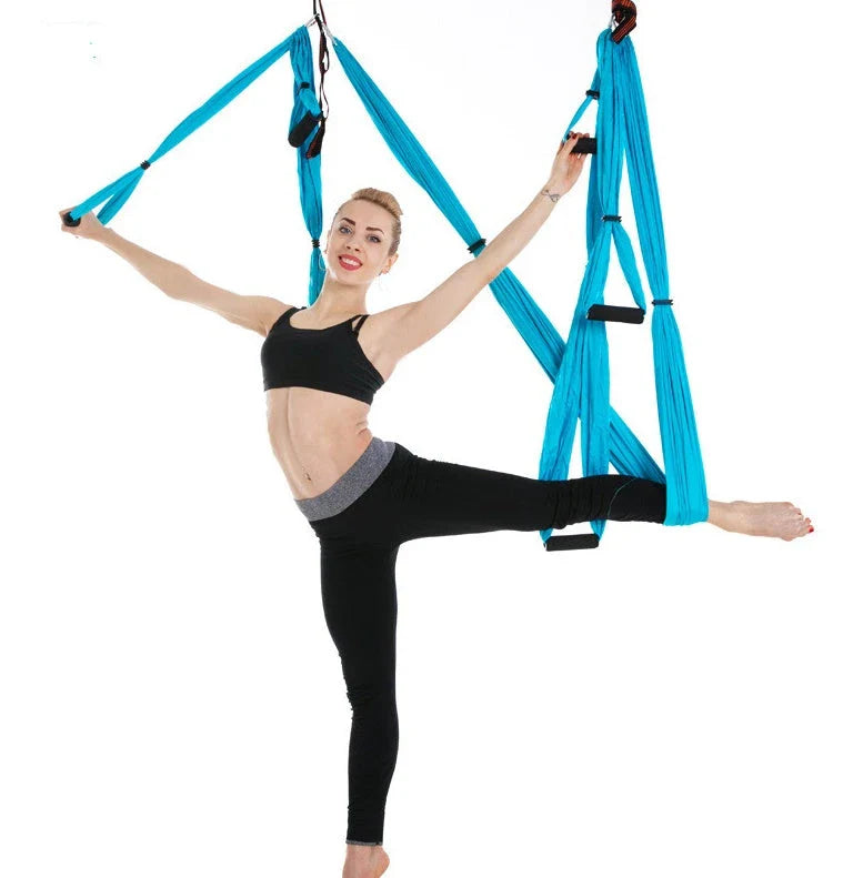 Anti Gravity Yoga Hammock in various colours for aerial fitness and relaxation