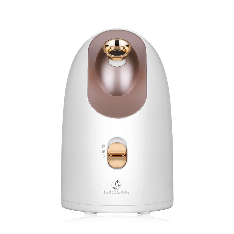 Hot and cold face steamer with dual fog settings for skincare