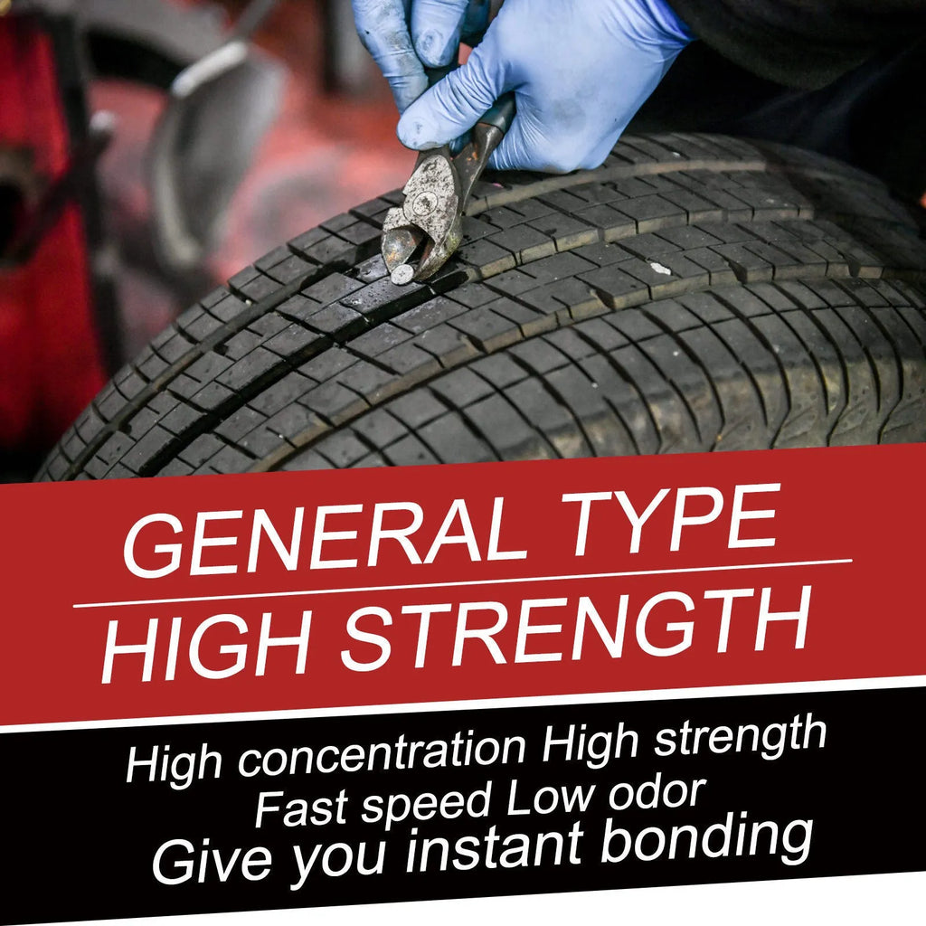 30ml car tyre repair adhesive bottle for sealing punctures and cracks