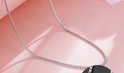 S925 sterling silver necklace with plating in various styles and lengths