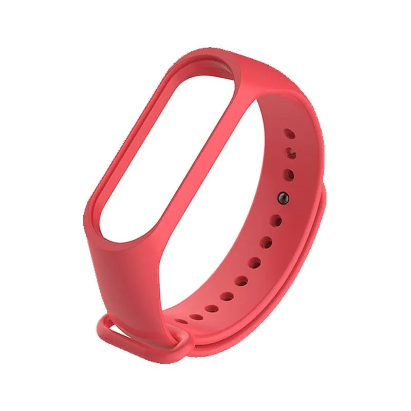Silicone replacement wrist strap for Xiaomi Mi Band 3 in multiple colour options