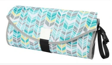 Waterproof portable baby changing pad in various colors, perfect for on-the-go nappy changes