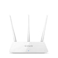 White US-style dual-band wireless router for 2.4GHz and 5GHz Wi-Fi.
