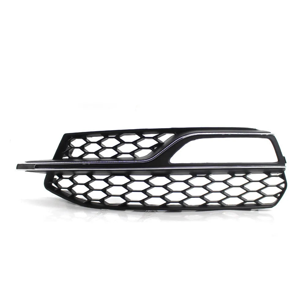 Black ABS plastic fog lamp grille for 2013-2016 Audi A3 Sport S3 front bumper replacement