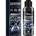 Car interior renovation spray can measuring 3.8cm by 14.6cm for dashboard and seat cleaning
