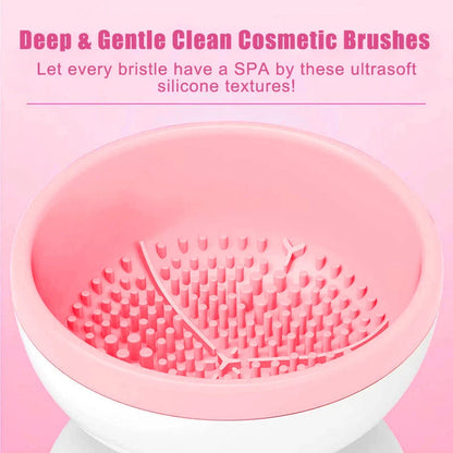 USB Portable Makeup Brush Cleaner for quick and easy cleaning of cosmetic brushes
