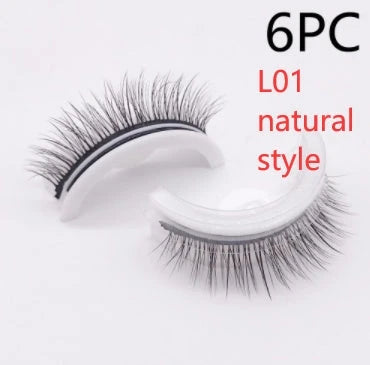 Captivating 3D layered mink-like false eyelashes for bold, voluminous eye makeup looks