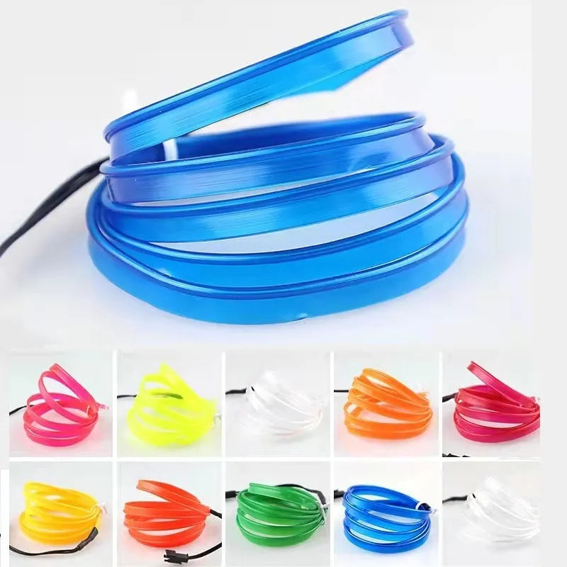 6-metre flexible USB LED car interior ambient lighting strip in multiple colour options