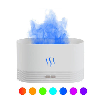 Soothing Aromatherapy Diffuser with Flame-like Light Effects for Relaxation and Wellness