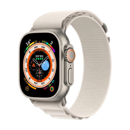 Apple Watch nylon strap with metal tips in various colours